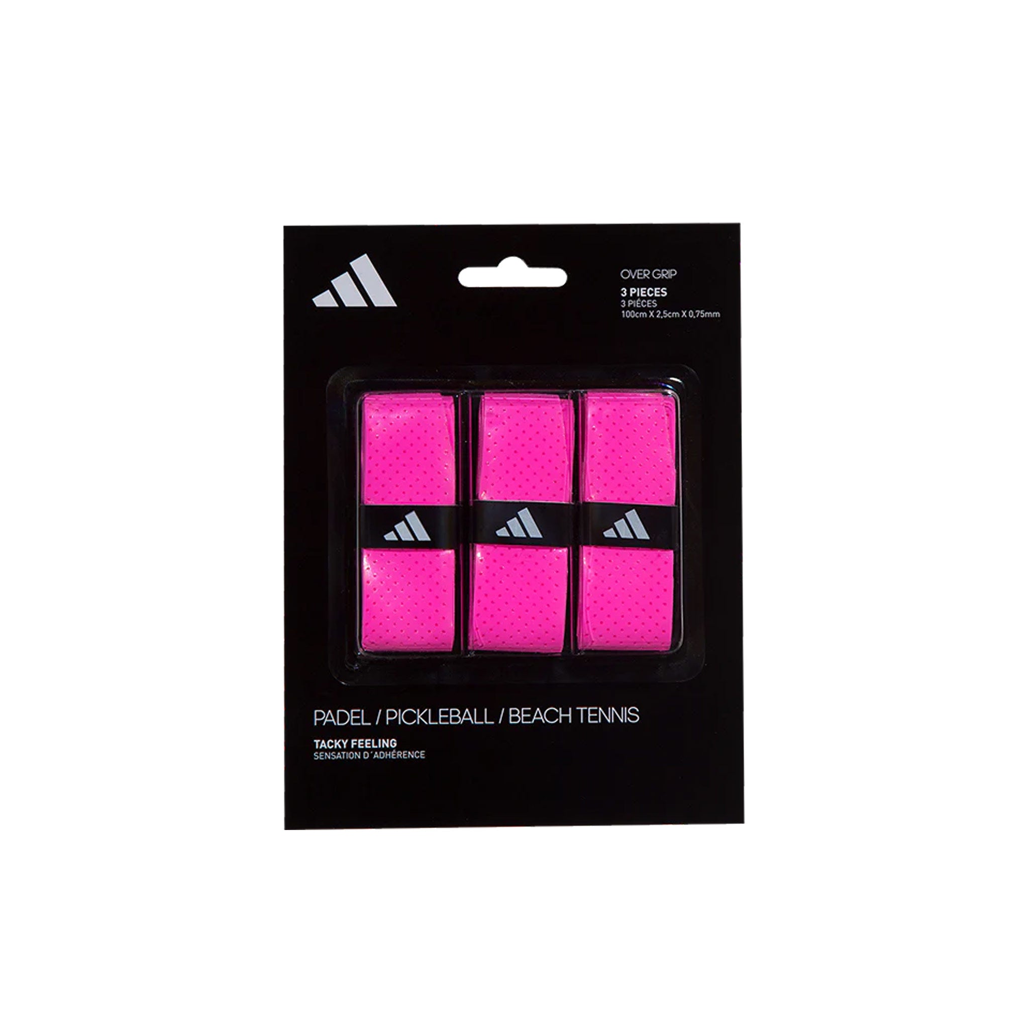 Adidas Overgrip (3 pieces) Black - Padel grip