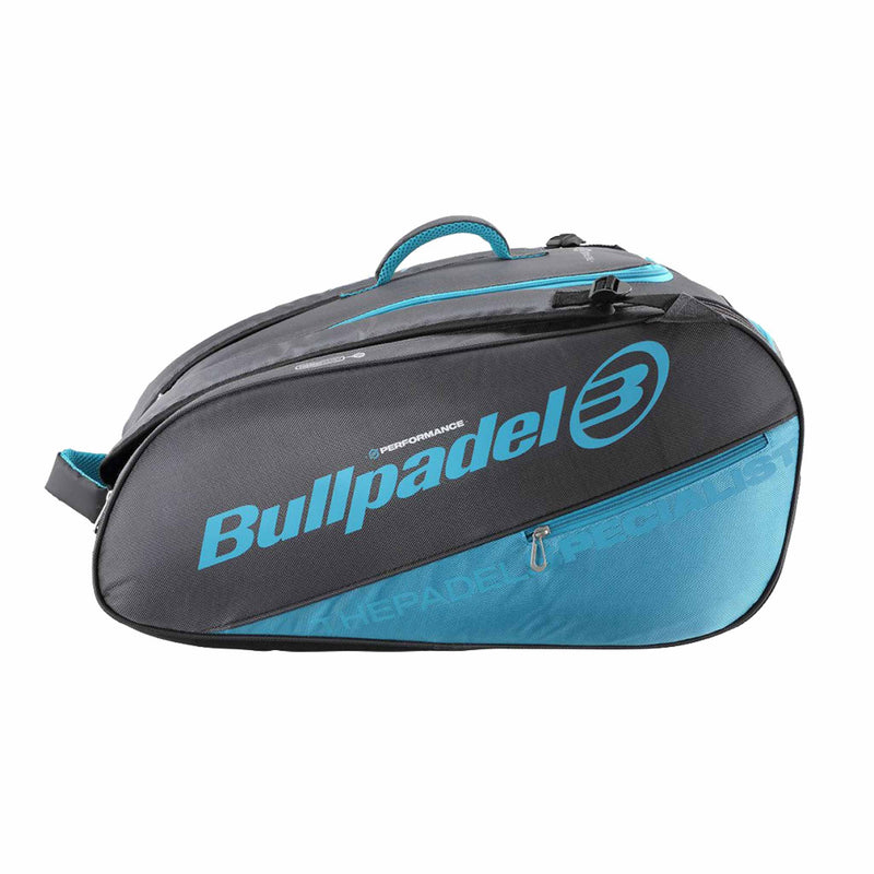 BULLPADEL - Performance Dark Grey/Blue Racket Bag | Padel Gear